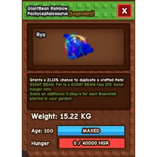 Rainbow Hatched Pachy