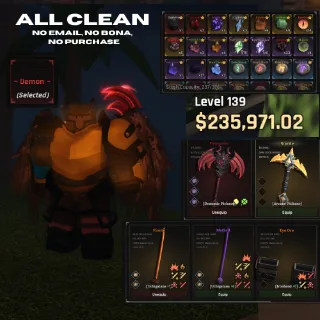 THE FORGE ACCOUNT [ HIGH STATS ]