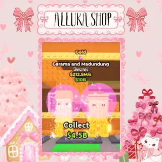 Gold Garama and Madundung 212.5 M/s