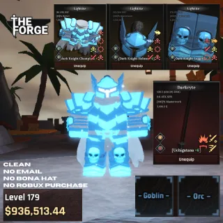 THE FORGE END GAME ACCOUNT [ FULL LIGHTITE SET ]