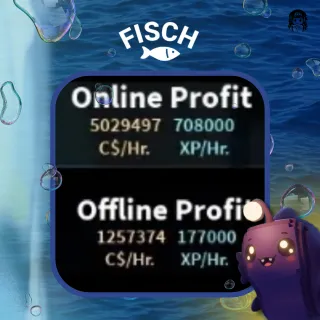 Aquarium Set [ 5M C$/Hr | 708k XP/Hr ]