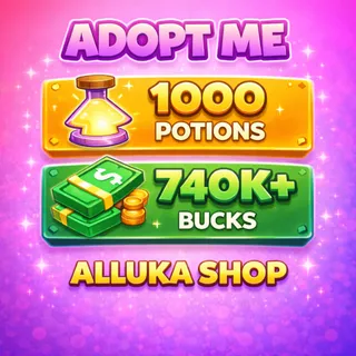 🧪 1000 Age Up Potions + 💵 740k+ Bucks | ✨ ADOPT ME ACCOUNT ✨