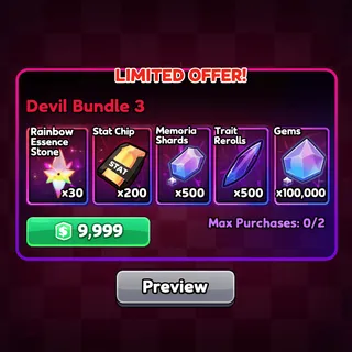 Anime Vanguards - Devil Bundle 3 