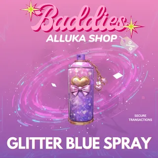 Glitter Blue Spray - BADDIES