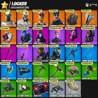 fortnite exclusive account