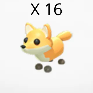 X 16 red fox