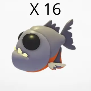 X 16 piranha
