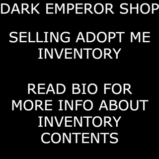 ADOPT ME INVENTORY FOR SALE