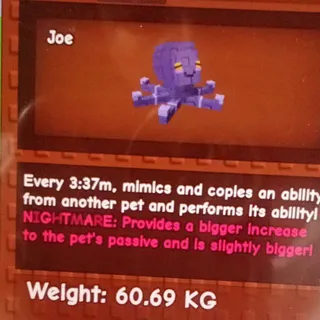 HUGE NIGHTMARE MIMIC Octopus 60kg+