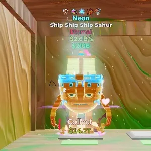 NEON SHIP SHIP SHIP SAHUR - FORTNITE STEAL THE BRAINROT!