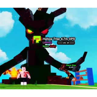 HUGE NEON-RUBY HALLOW TREE 6.7 DPS | PLANTS VS BRAINROTS
