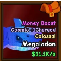 Rideable Colossal Megalodon 11.1k/s | Catch and Tame