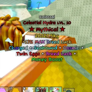 Rideable Colossal Celestial Hydra 23.3k/s | Catch and Tame [Roblox]