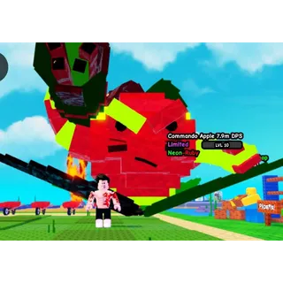 HUGE NEON-RUBY APPLE COMMANDO 7.9M DPS