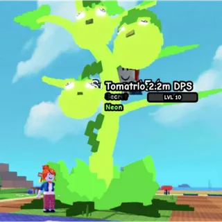 HUGE NEON TOMATRIO PLANT 2.2M DPS (4.4M DMG) TRADEABLE |18.1KG | PLANTS vs BRAINROTS