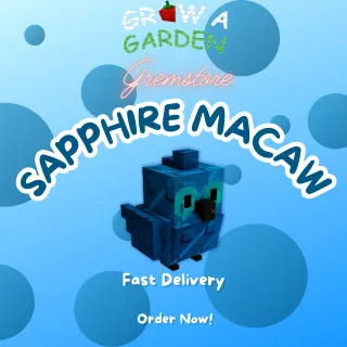 Sapphire Macaw (Mythical) - Grow A Garden