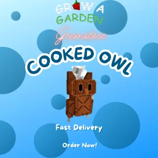 2x Cooked Owl (Mythical) - Grow A Garden