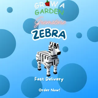 Radiant Zebra (Rare) - Grow A Garden