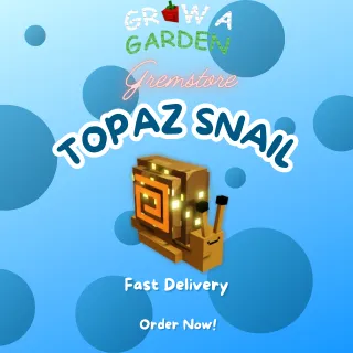 Topaz Snail (Rare) - Grow A Garden