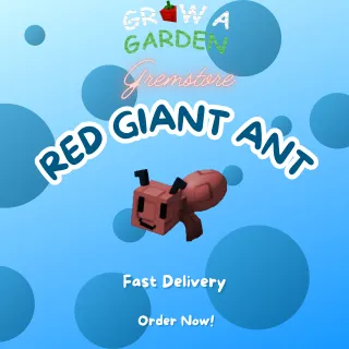 4x Red Giant Ant (Mythical) - Grow A Garden