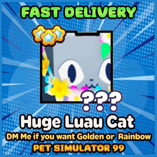 Huge Luau Cat - Roblox Game Items - Gameflip