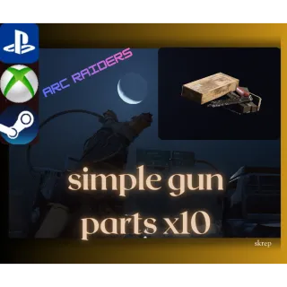simple gun parts x10