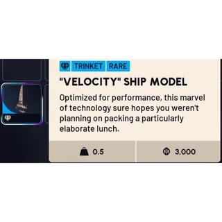 velocity ship model x1