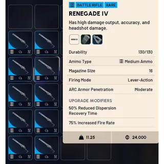 renegade Iv x10 