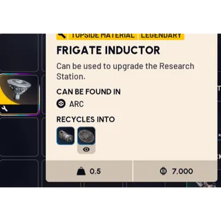 Frigate Inductor