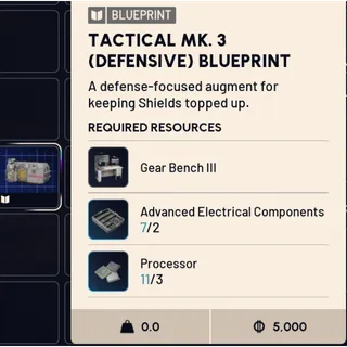 tactical mk.3 defensive blueprint