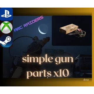 simple gun parts x10