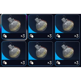 heavy fuze granade x18