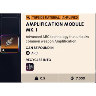 amplification module mk. I