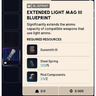 extended light mag 3 bp