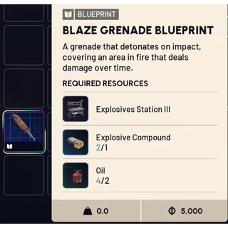 blaze granade bp