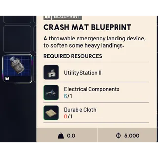 crash mat blueprint