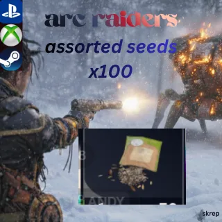 assorted seeds x100 +100 extra