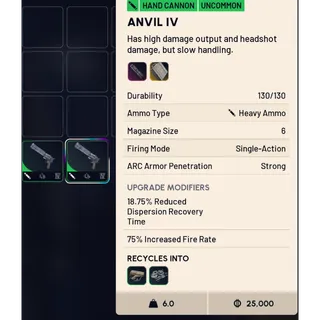 anvil Iv spliter+extended x2