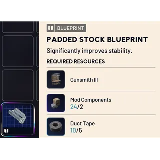 1x padded stock blueprint