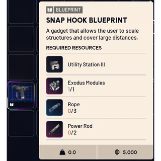snap hook blueprint