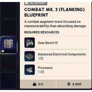 combat mk.3 flanking bp