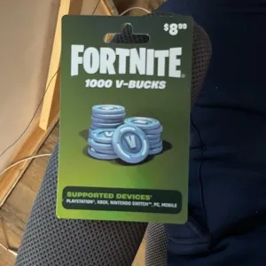 Fortnite V-Bucks Gift Card (Unused Code)