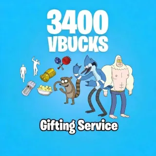 Fortnite - 3400 V-Bucks (Regular Show Bundle)