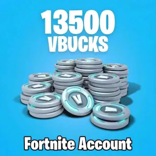 Fortnite 13500 Vbucks GLOBAL V-BUCKS