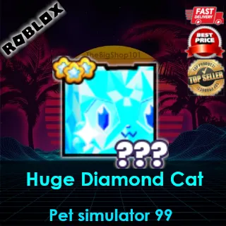Huge Diamond Cat