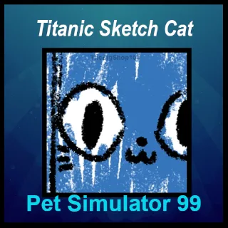 TITANIC SKETCH CAT