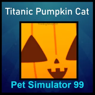 Titanic Pumpkin Cat