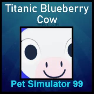 TITANIC BLUEBERRY COW