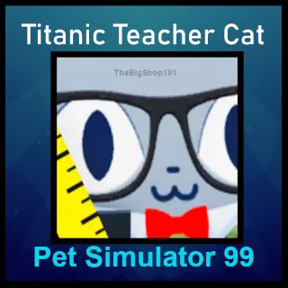 TITANIC TEACHER CAT