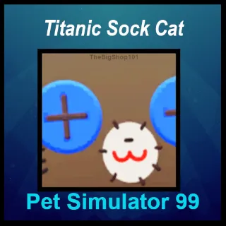 TITANIC SOCK CAT